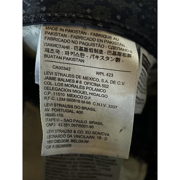 Levi’s Jeans Womens Size 16 33x32 Perfect Waist 525 Dark Wash Blue 35x31 Fit EUC - Picture 9 of 14